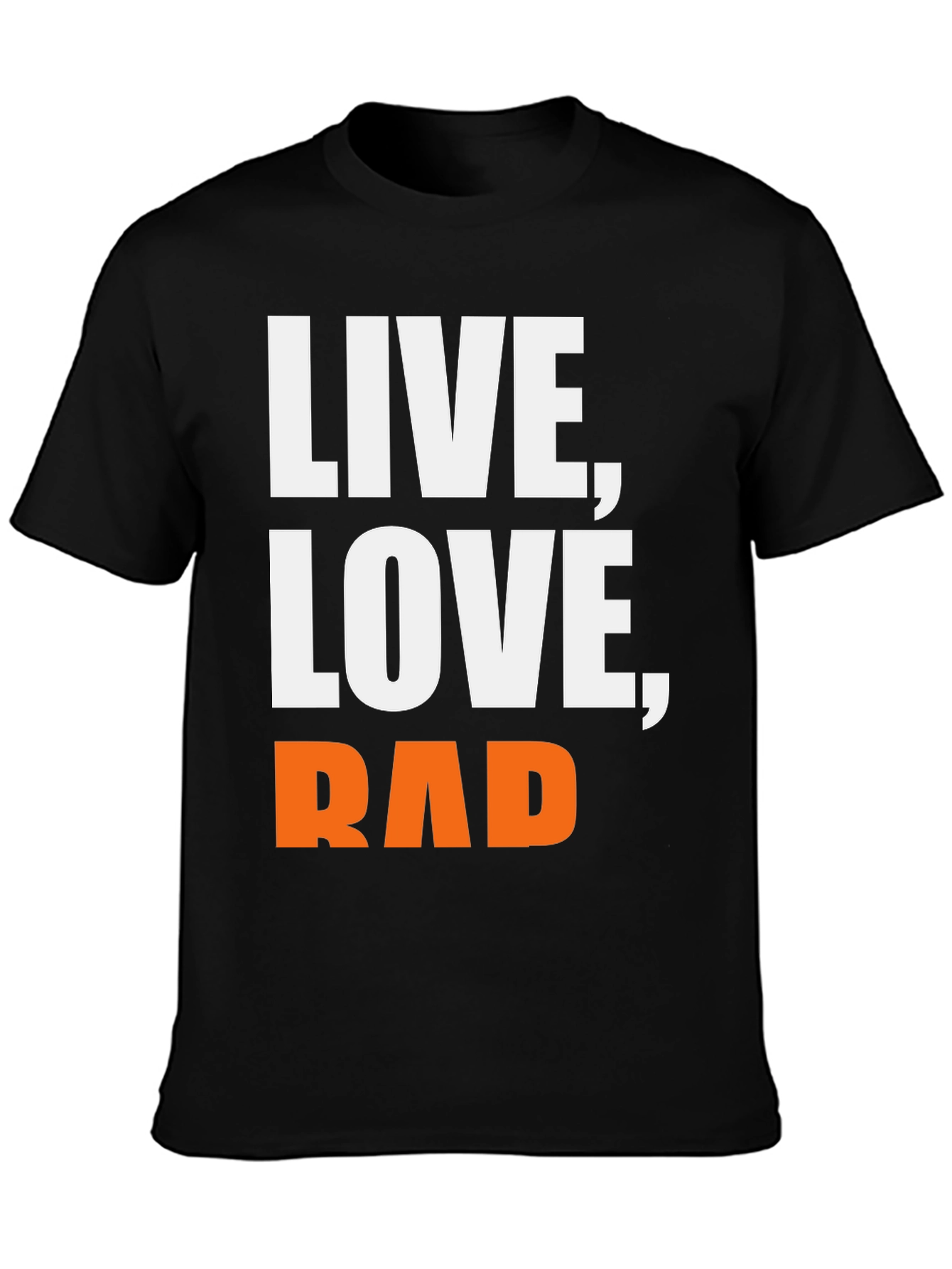 Live Love Rad Graphic Tee - Black