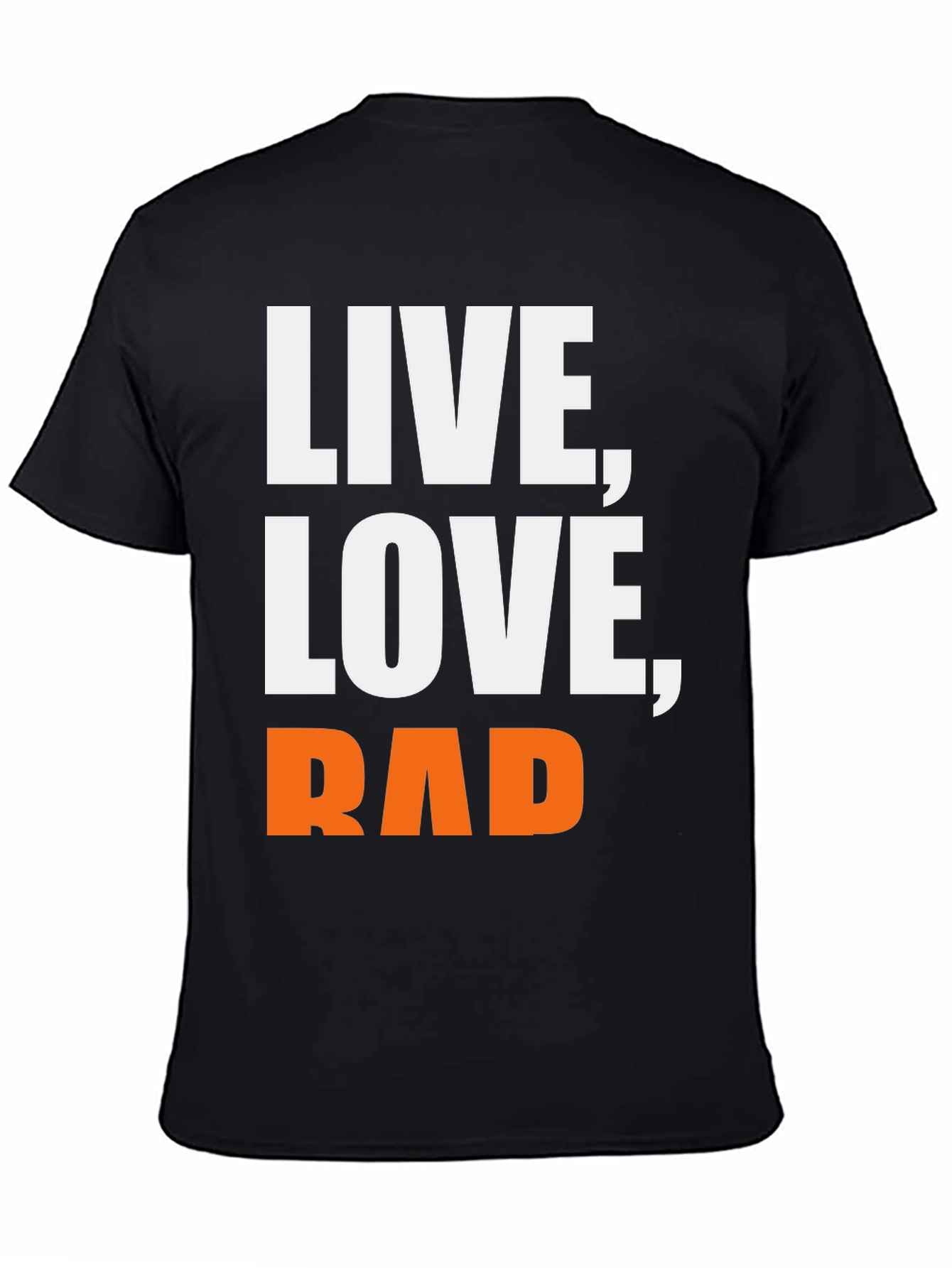 Live Love Rad Graphic Tee - Black