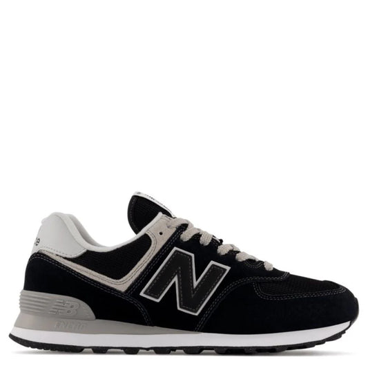 New Balance Men's 574v3 in Black with White
