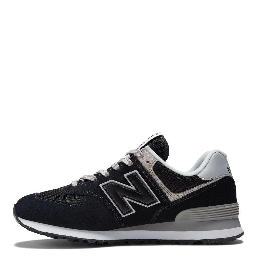 New Balance Women's 574v3 in Black with White