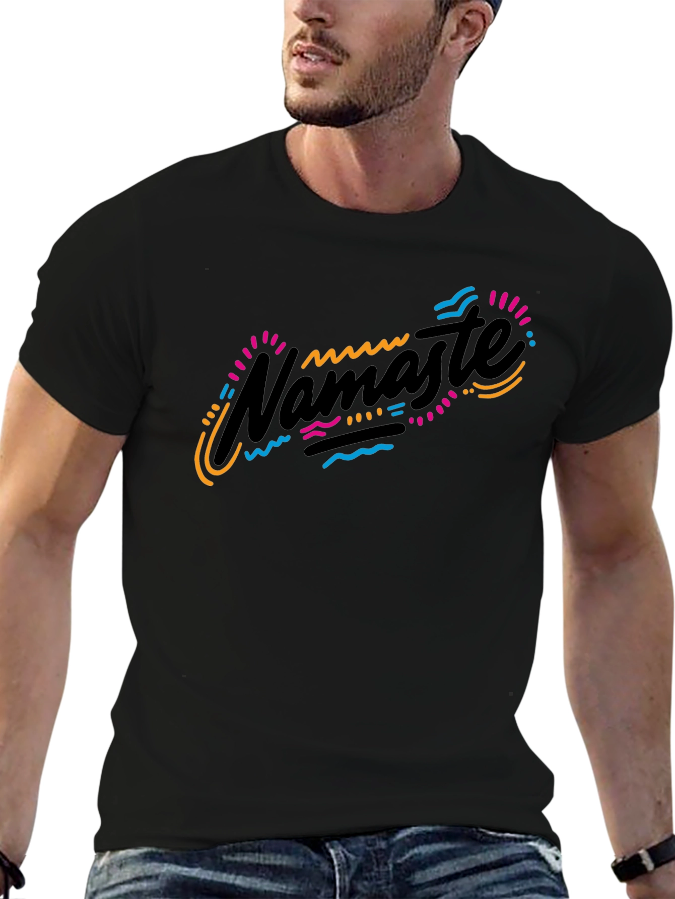 Namaste Graphic Tee - Modern Style