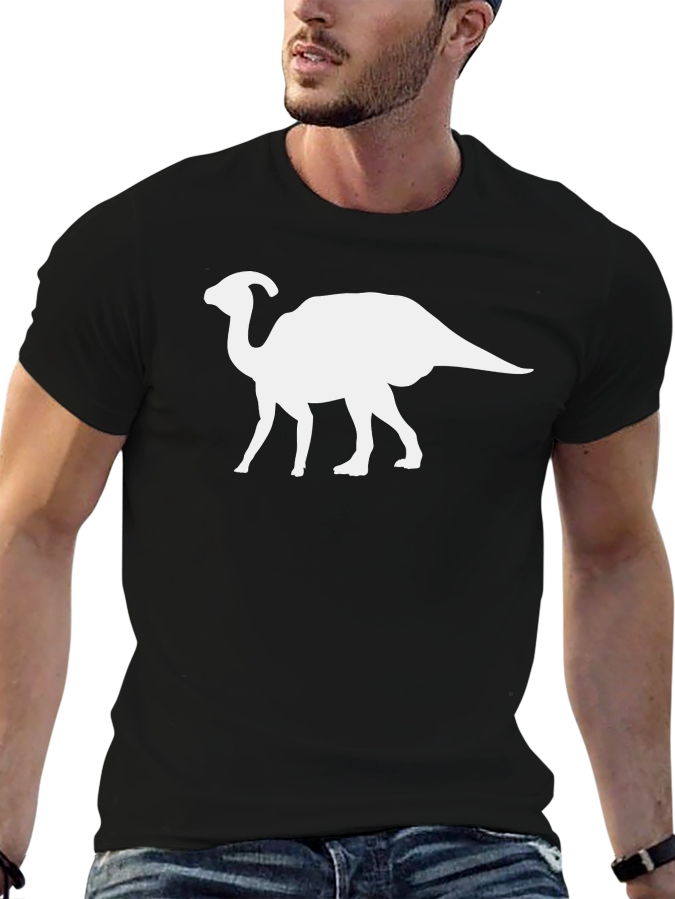 Parasaurolophus Dinosaur Graphic Tee