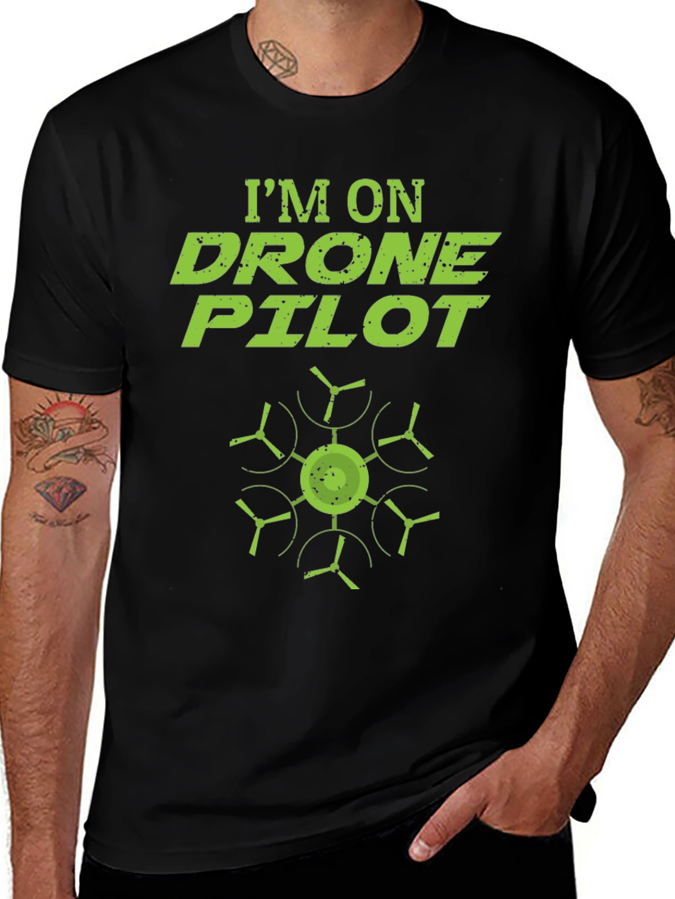 Im On Drone Pilot T-Shirt - Cool Graphic Tee