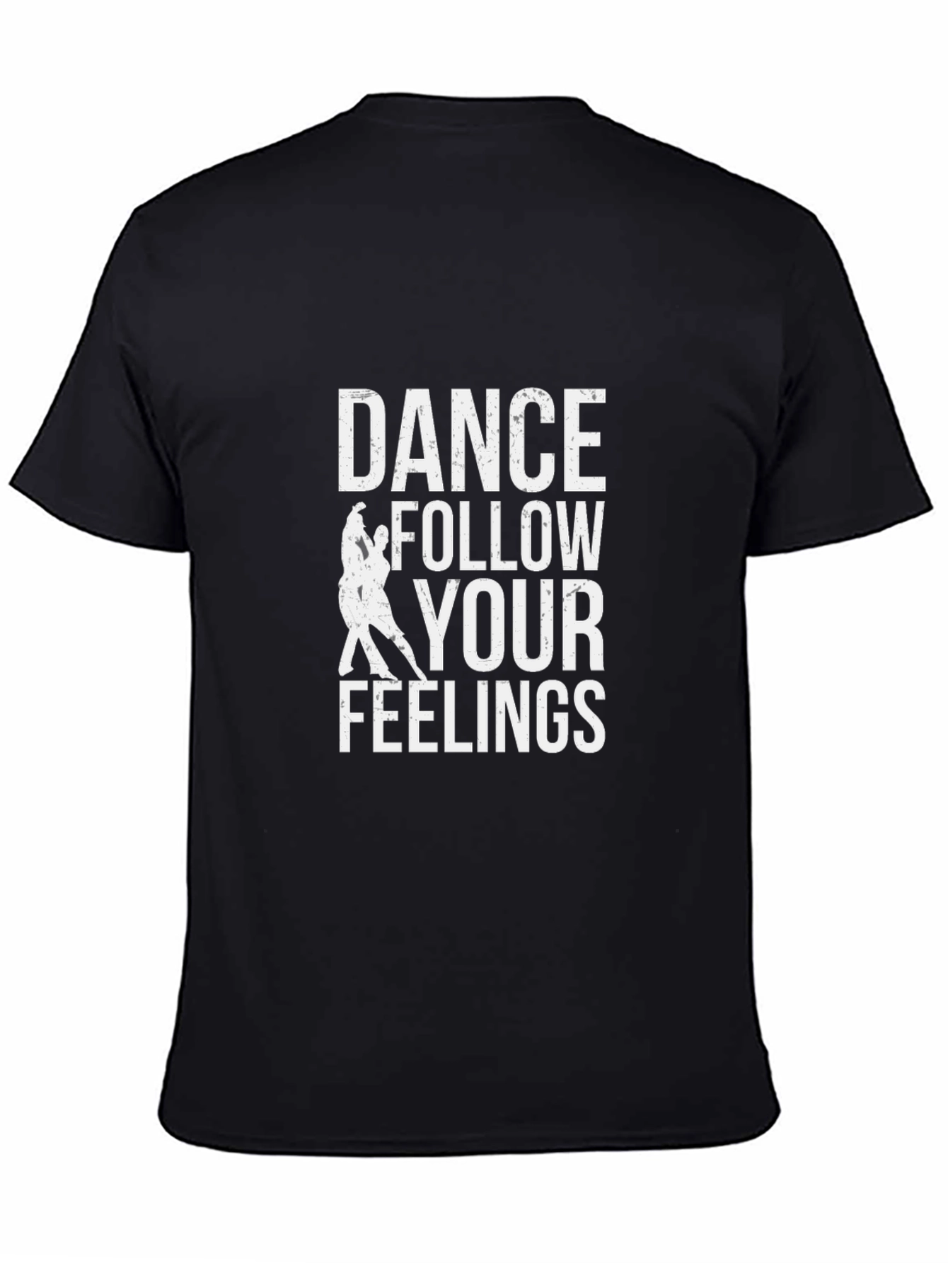 Dance Follow Your Feelings Graphic Tee - Black