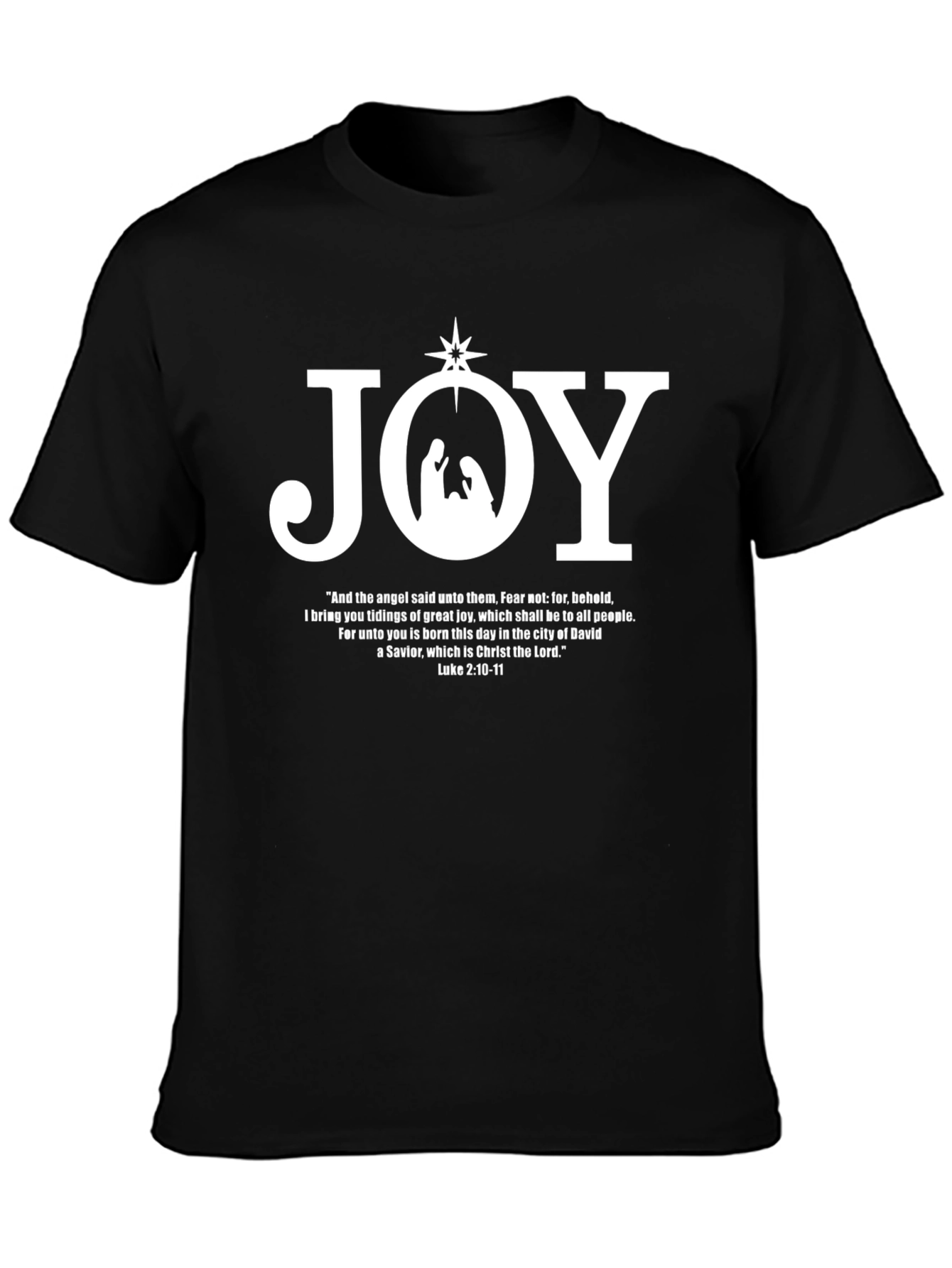 JOY Nativity T-Shirt - Religious Christmas Tee