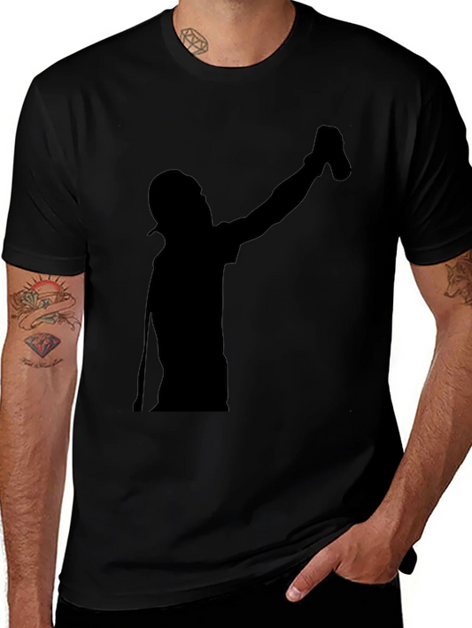 Silhouette Artist Graphic Black T-Shirt