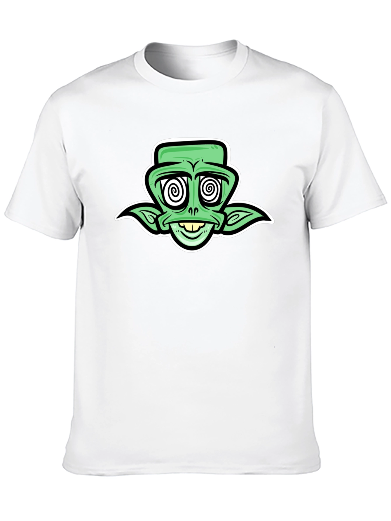 Groovy Alien Graphic Tee - Black
