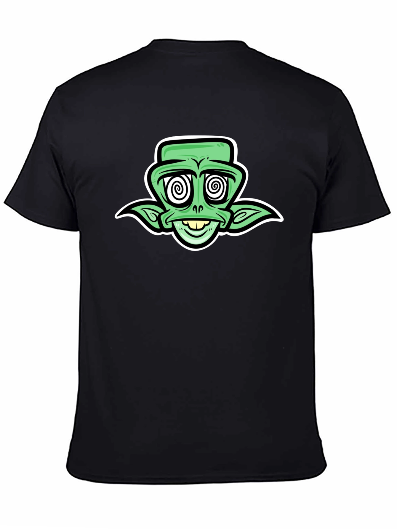 Groovy Alien Graphic Tee - Black