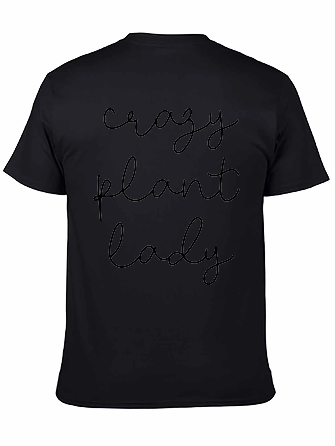 Crazy Plant Lady Black Graphic Tee