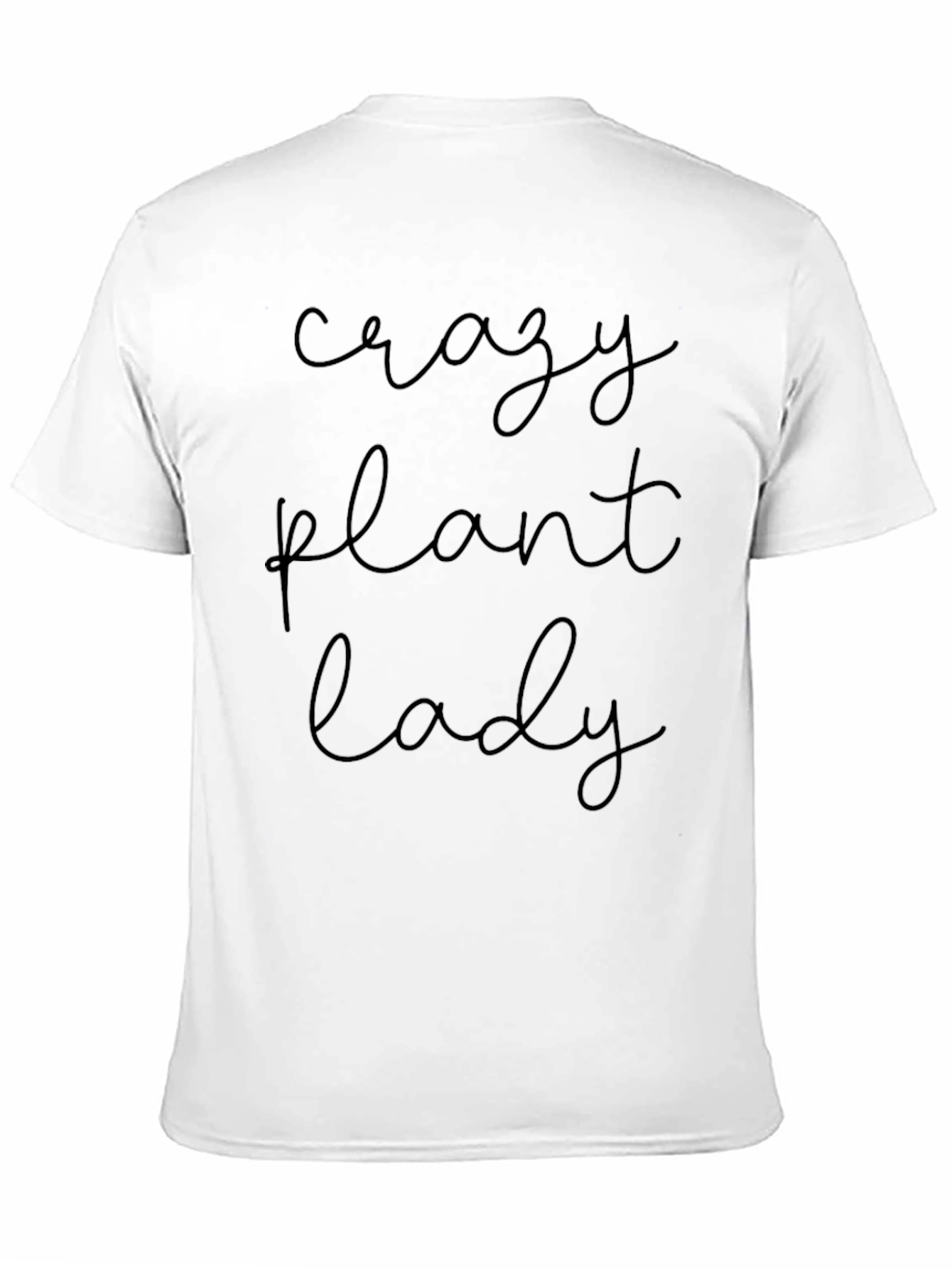 Crazy Plant Lady Black Graphic Tee