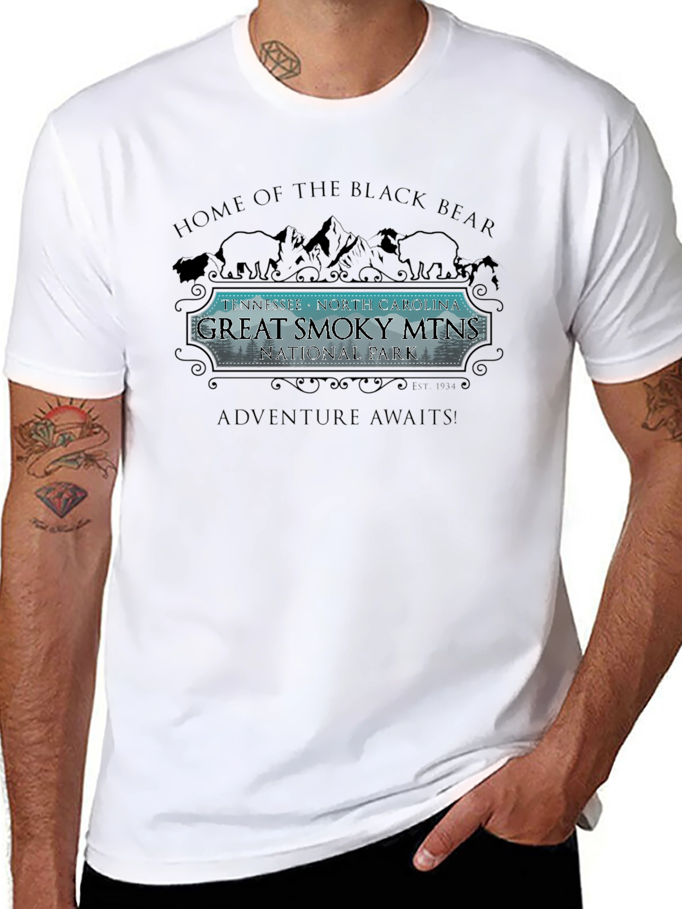Great Smoky Mountains Black Bear T-Shirt