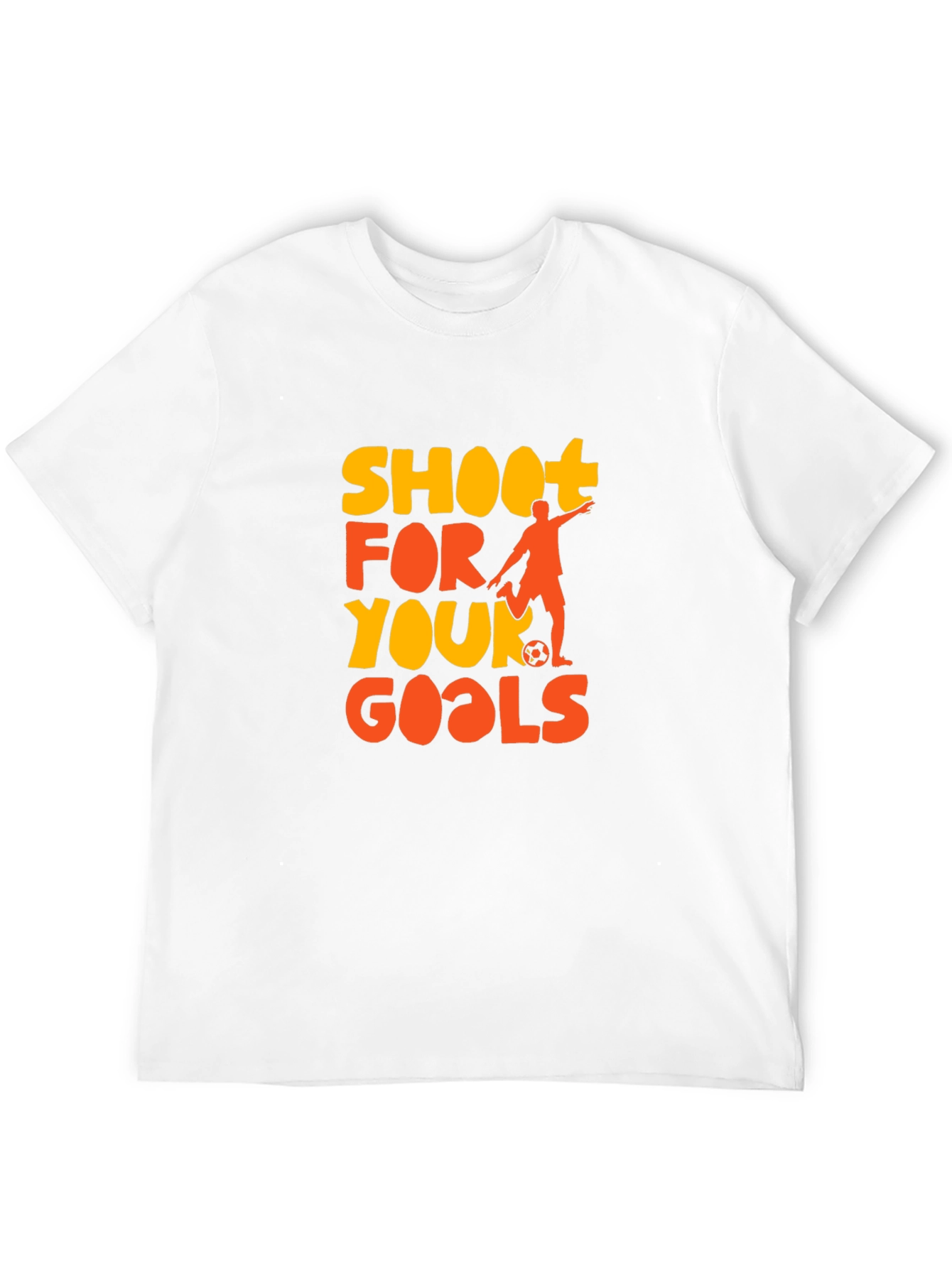 Shoot For Your Goals Soccer Graphic Tee