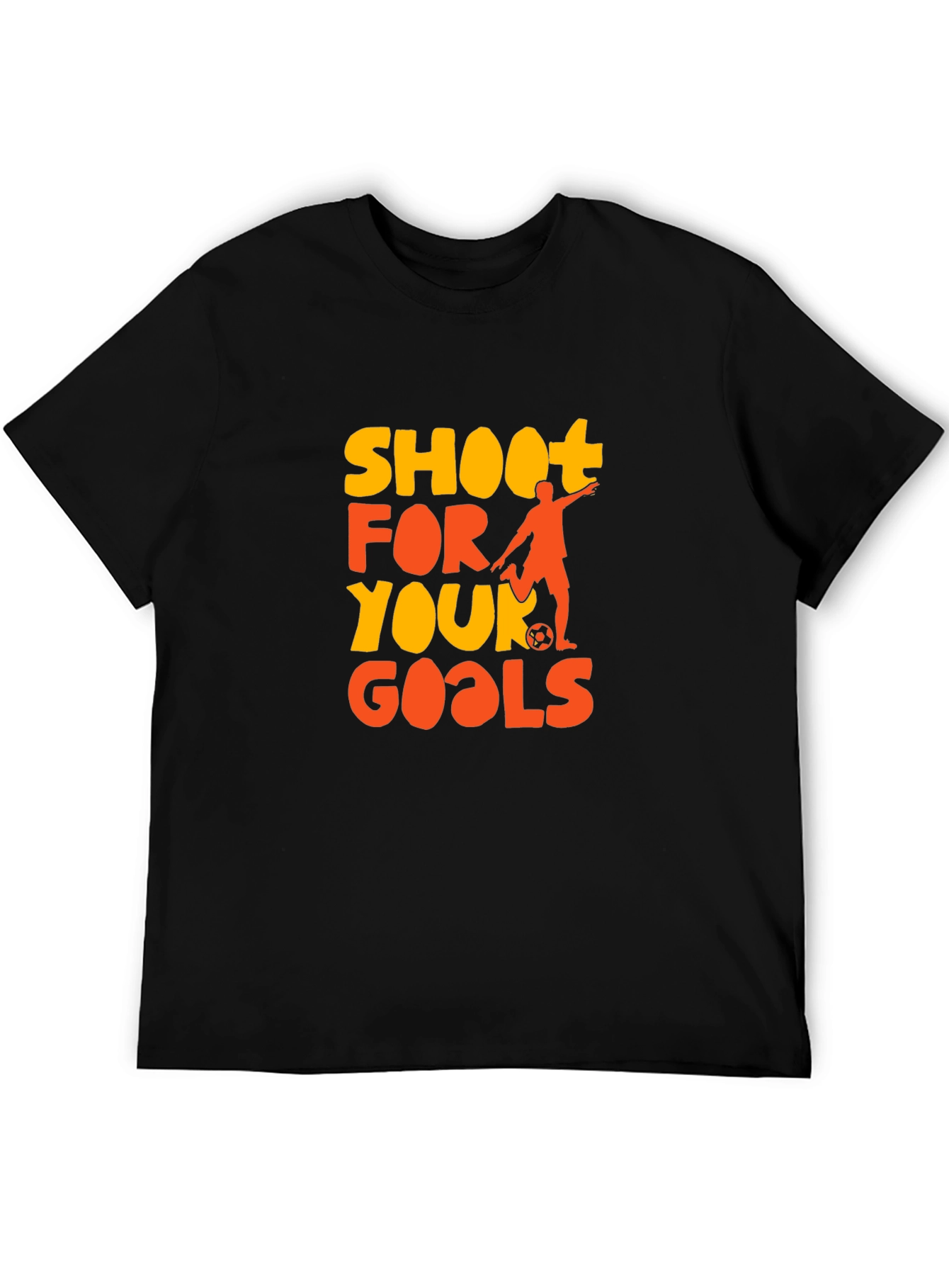 Shoot For Your Goals Soccer Graphic Tee