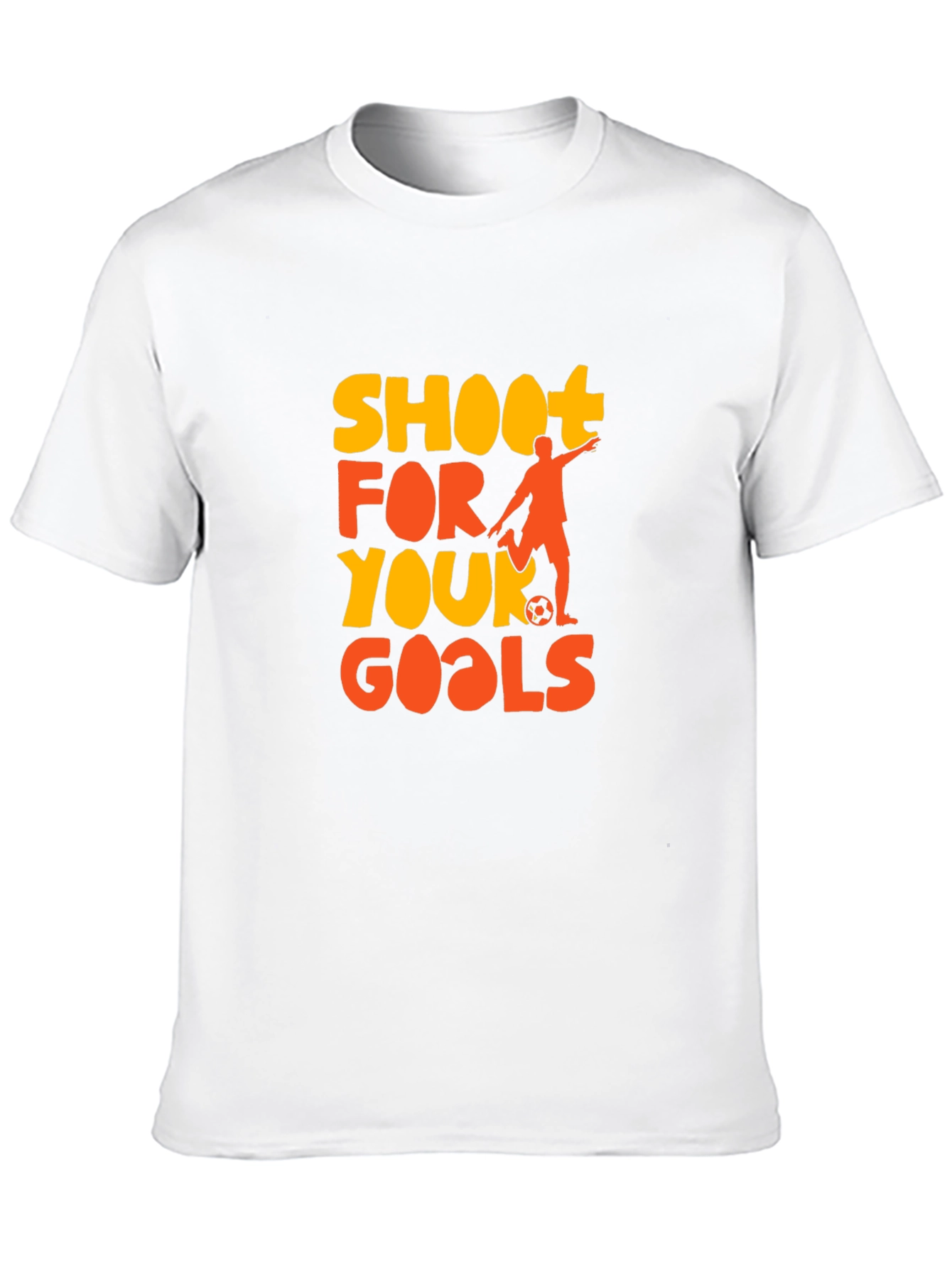 Shoot For Your Goals Soccer Graphic Tee