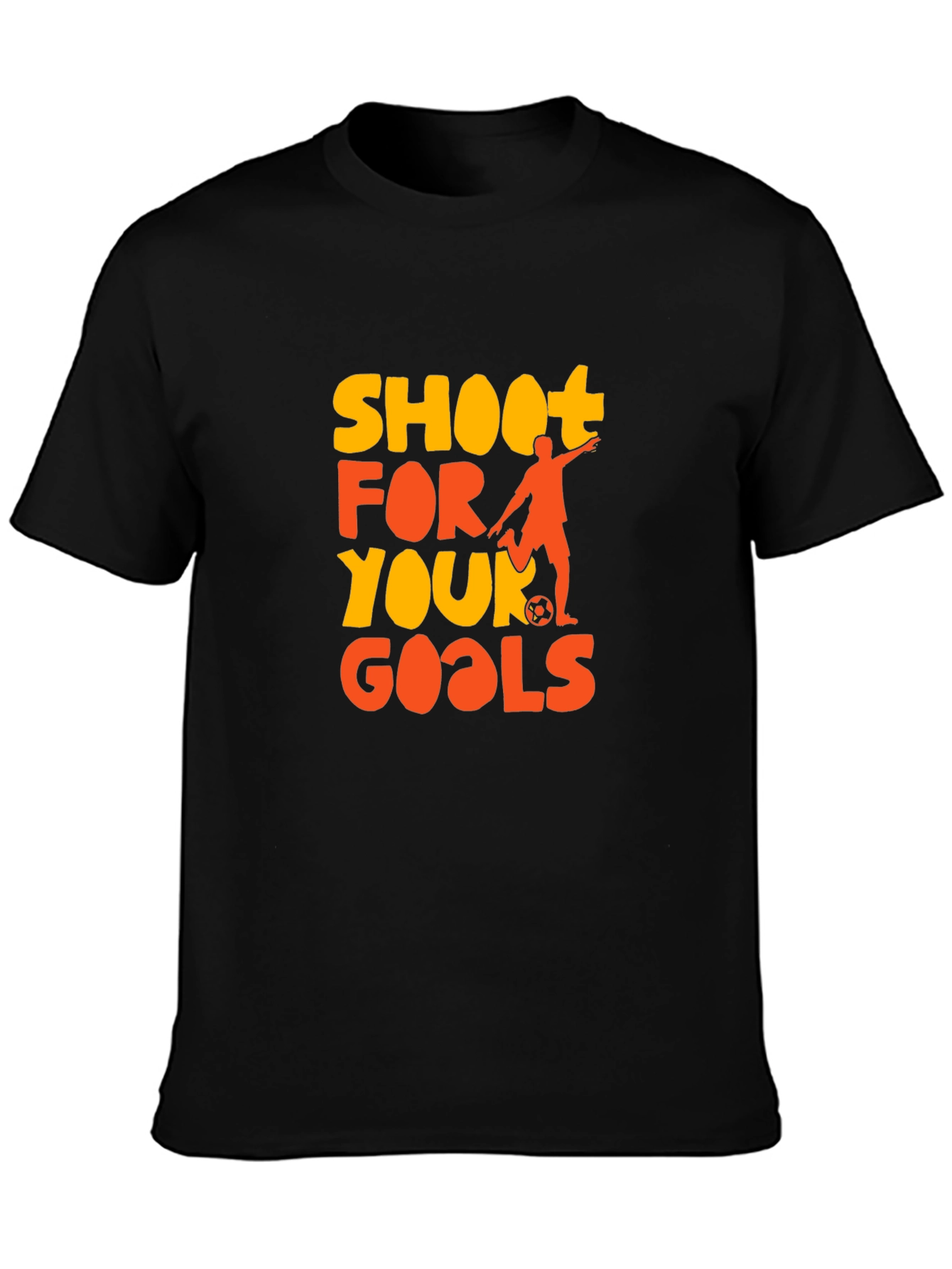 Shoot For Your Goals Soccer Graphic Tee
