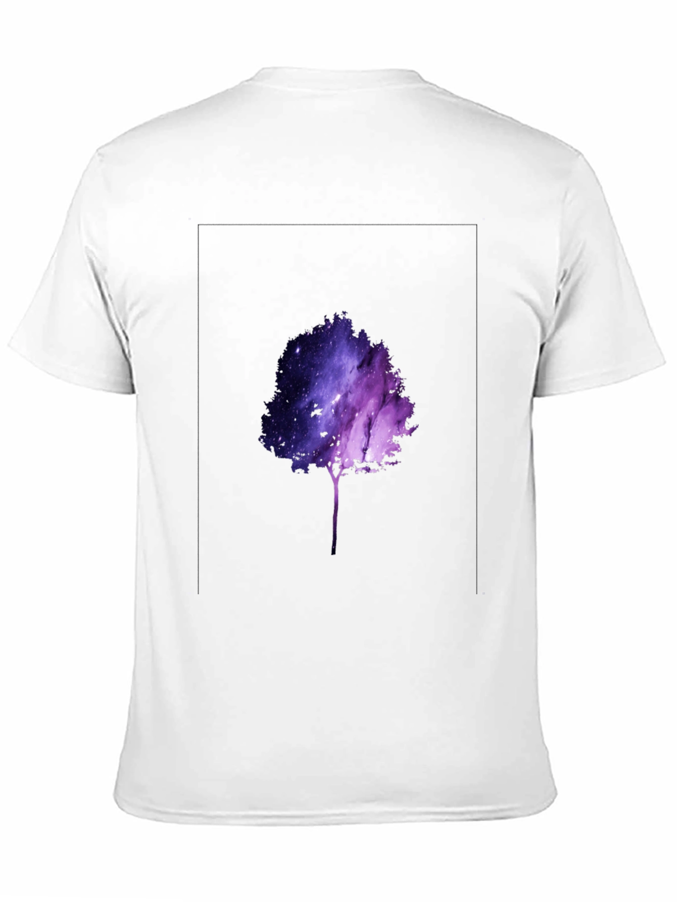 Galaxy Tree Graphic Black T-Shirt