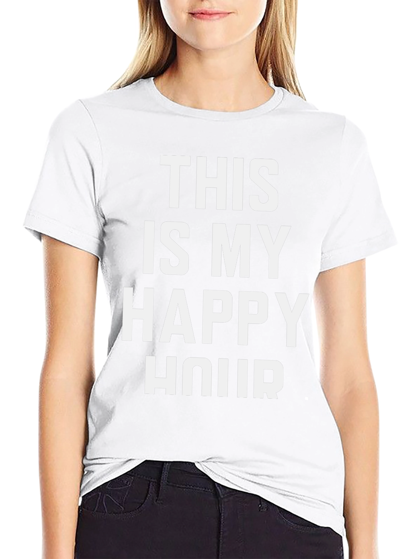 This is My Happy Hour Black T-Shirt