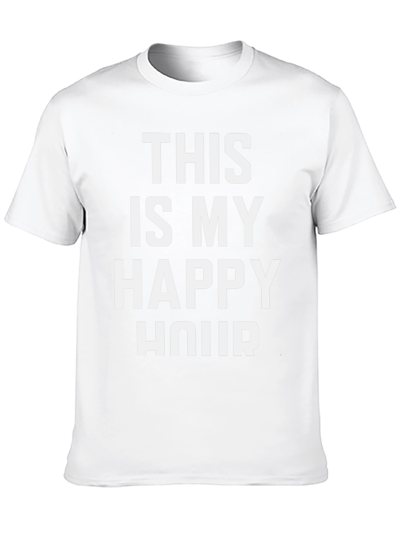 This is My Happy Hour Black T-Shirt