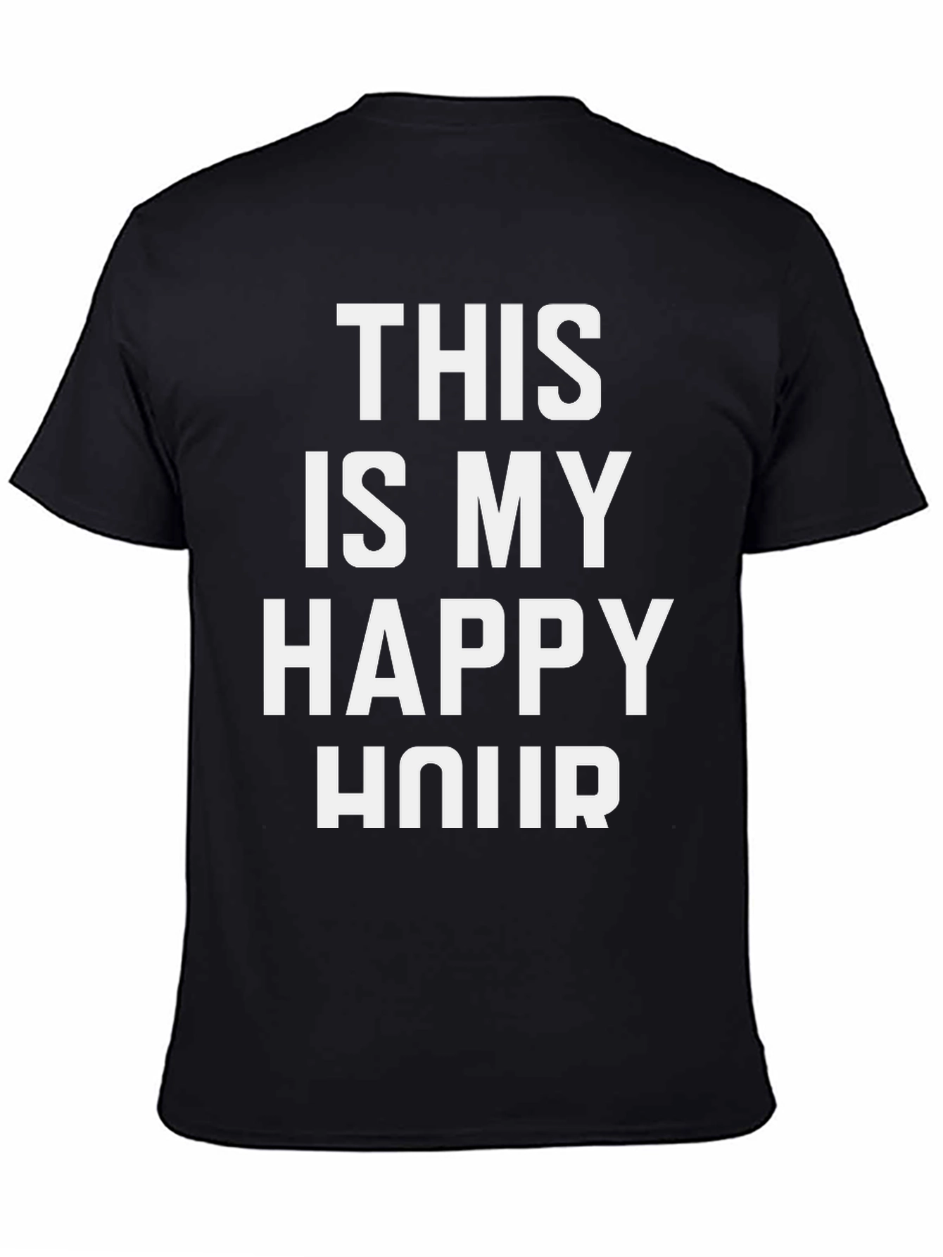 This is My Happy Hour Black T-Shirt