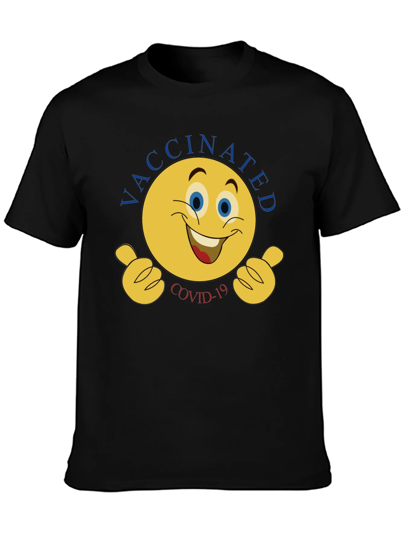 Vaccinated COVID-19 Graphic T-Shirt