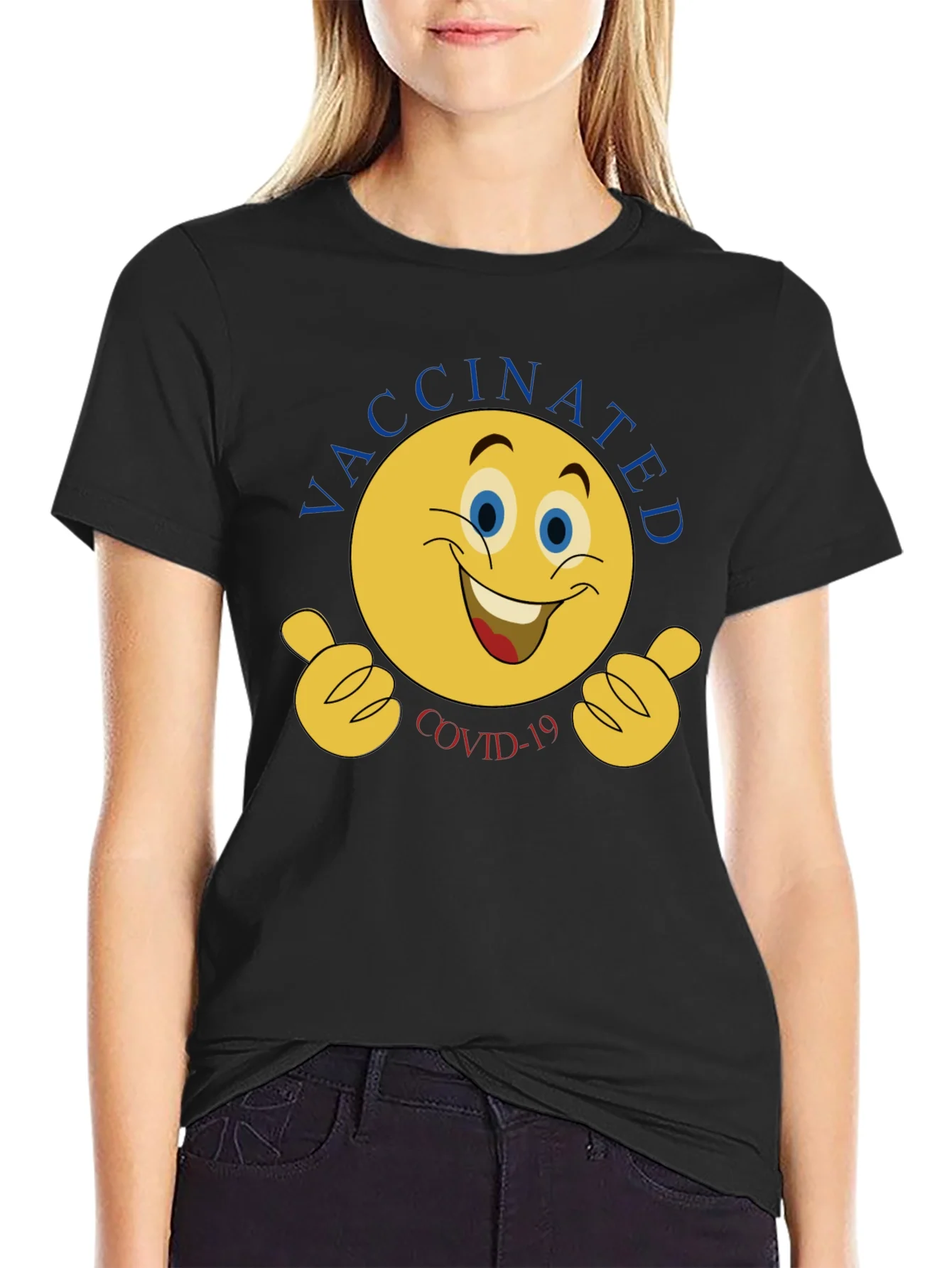 Vaccinated COVID-19 Graphic T-Shirt