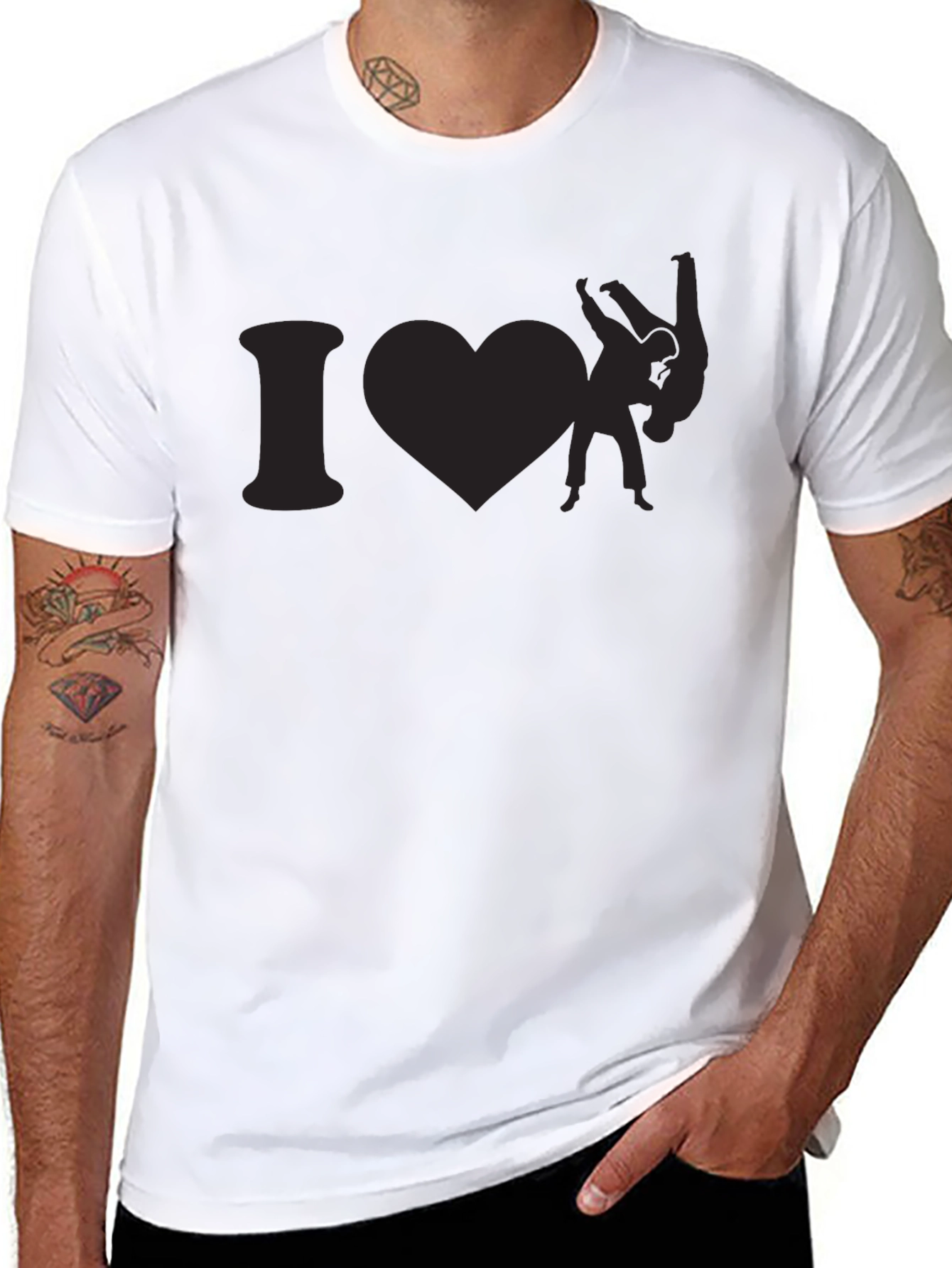 I Heart Judo - Black T-Shirt