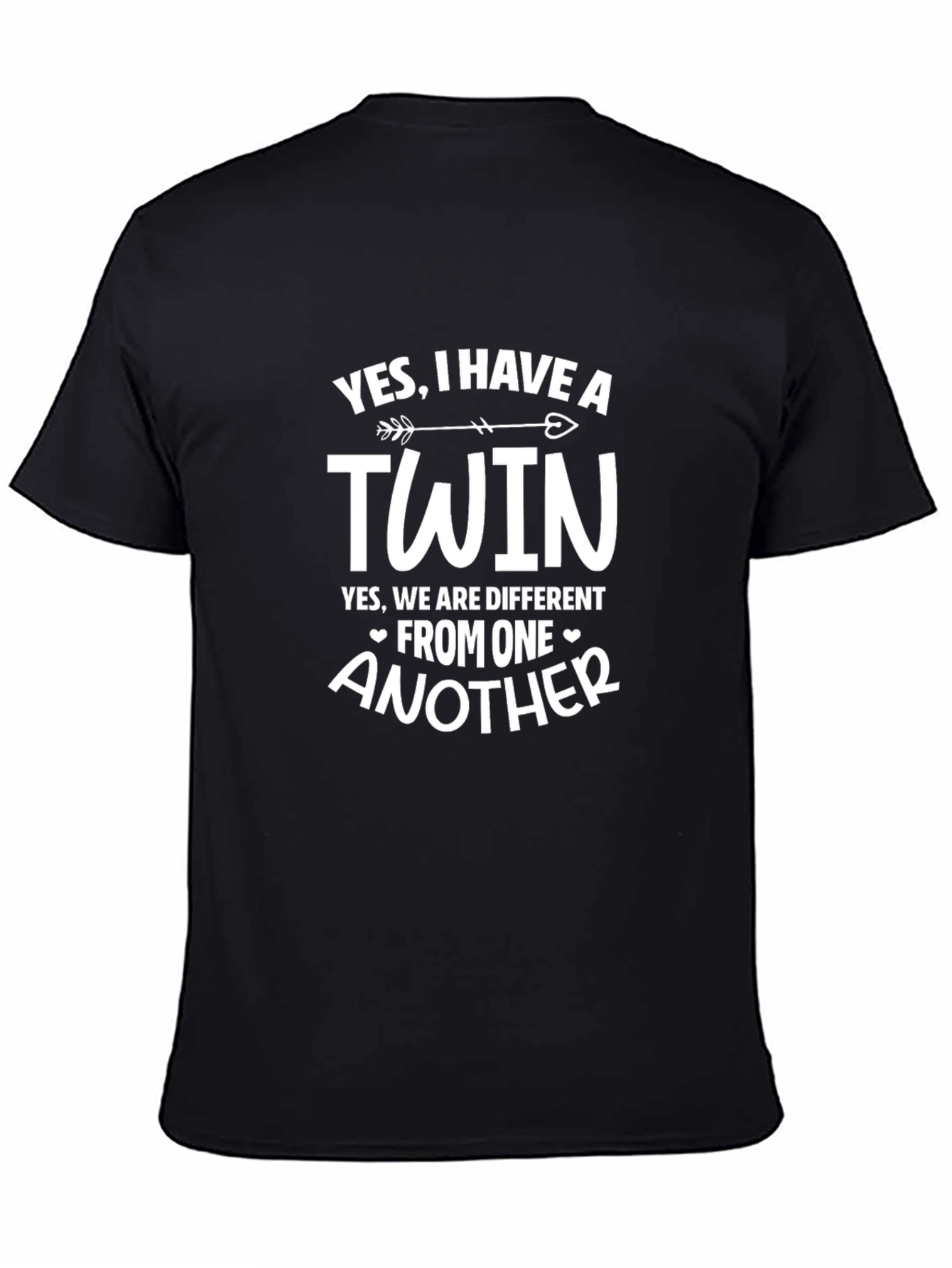 Yes I Have a Twin - Novelty Graphic T-Shirt