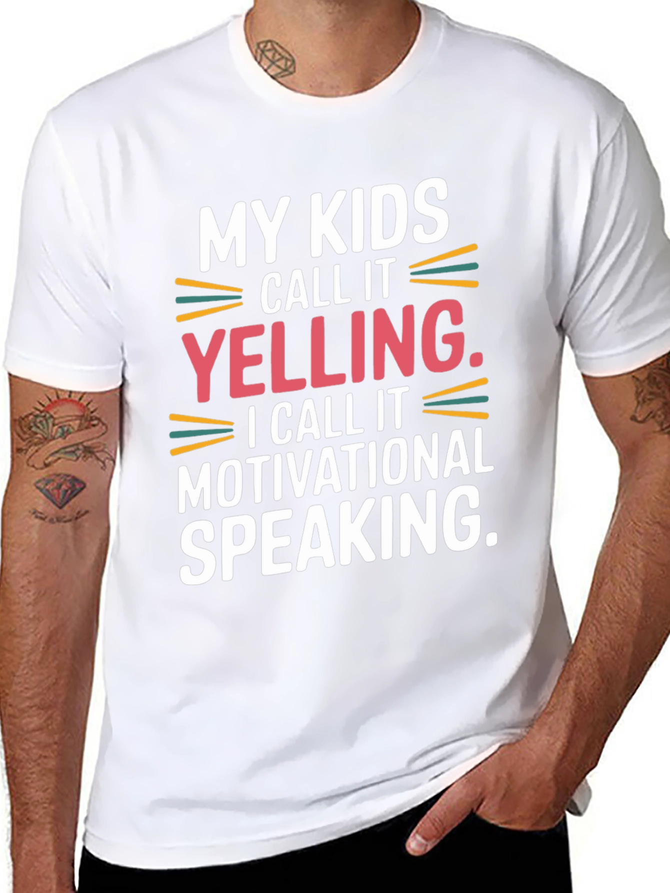 Funny Mom/Dad Motivational Speaking T-Shirt