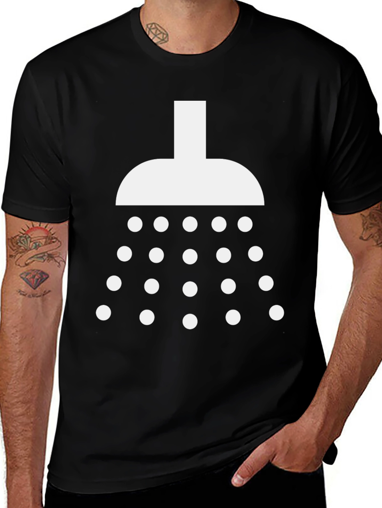 Shower Graphic Tee - Clean Humor T-Shirt
