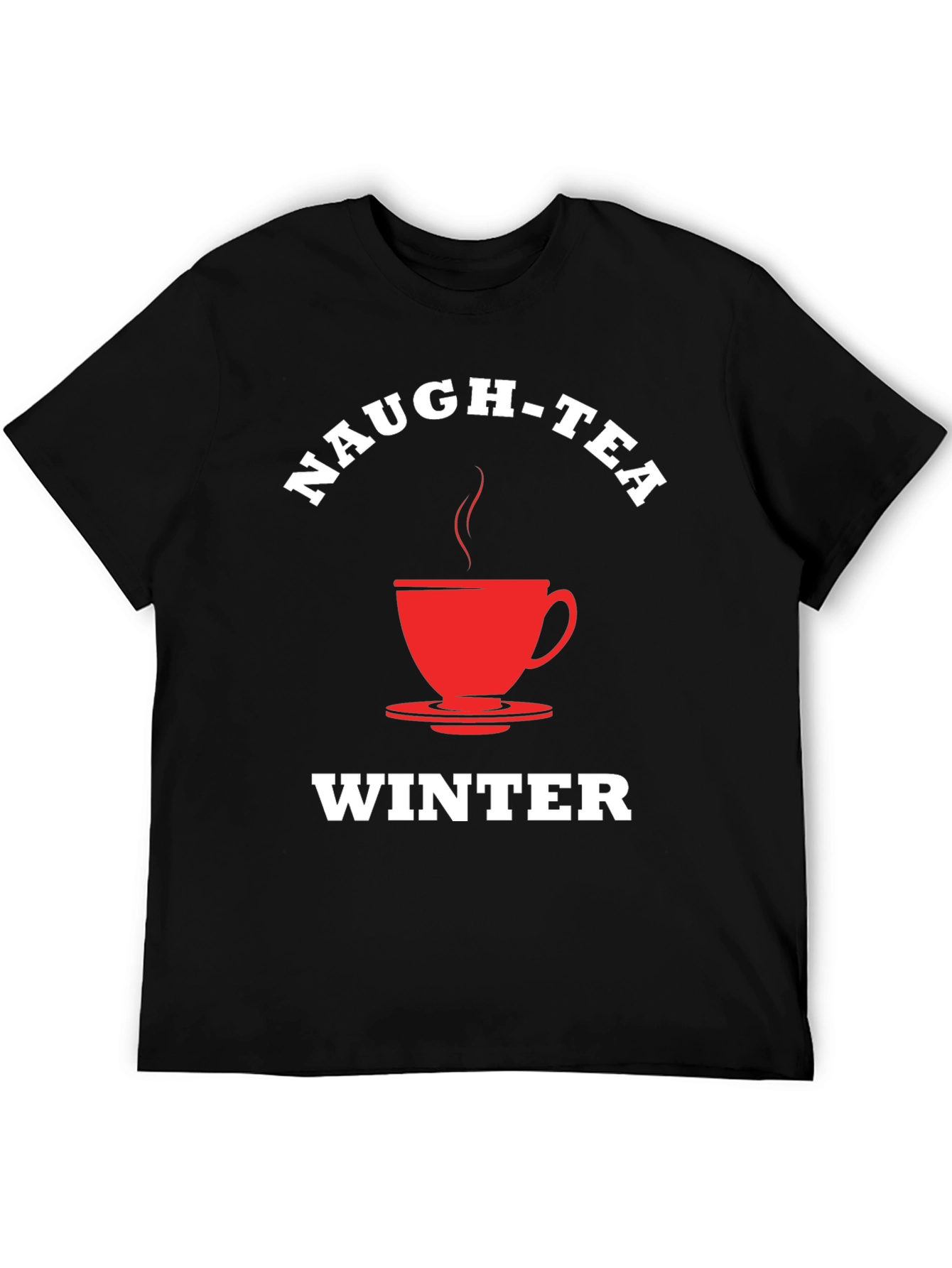 Naugh-Tea Winter T-Shirt - Festive Holiday Apparel