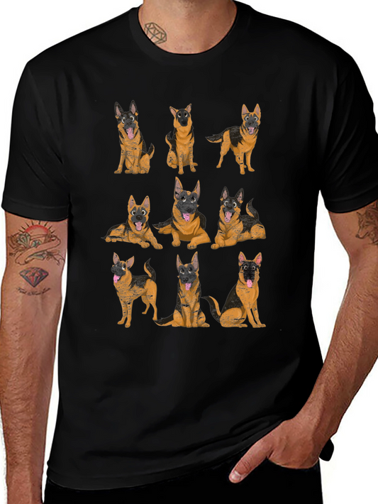 German Shepherd Dog T-Shirt - Unisex Black Tee