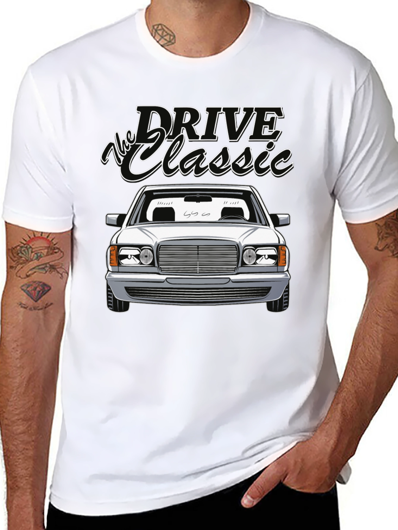 Drive Classic T-Shirt - Retro Car Tee