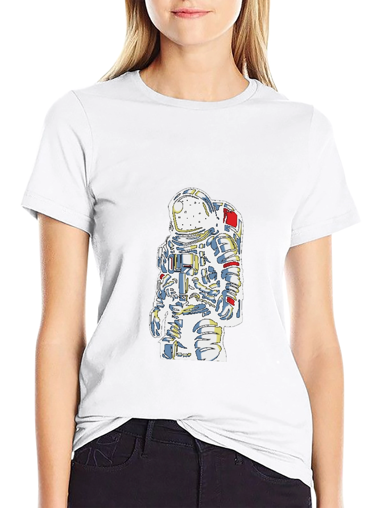 Astronaut Graphic Black T-Shirt