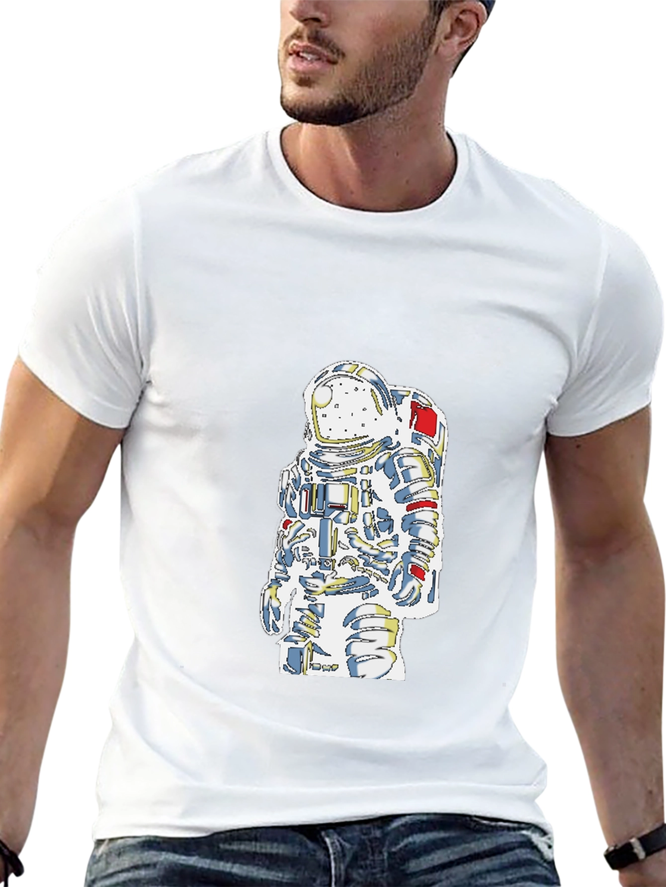 Astronaut Graphic Black T-Shirt