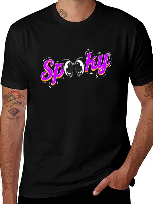 Spooky Eyes Graphic Tee - Halloween Style!