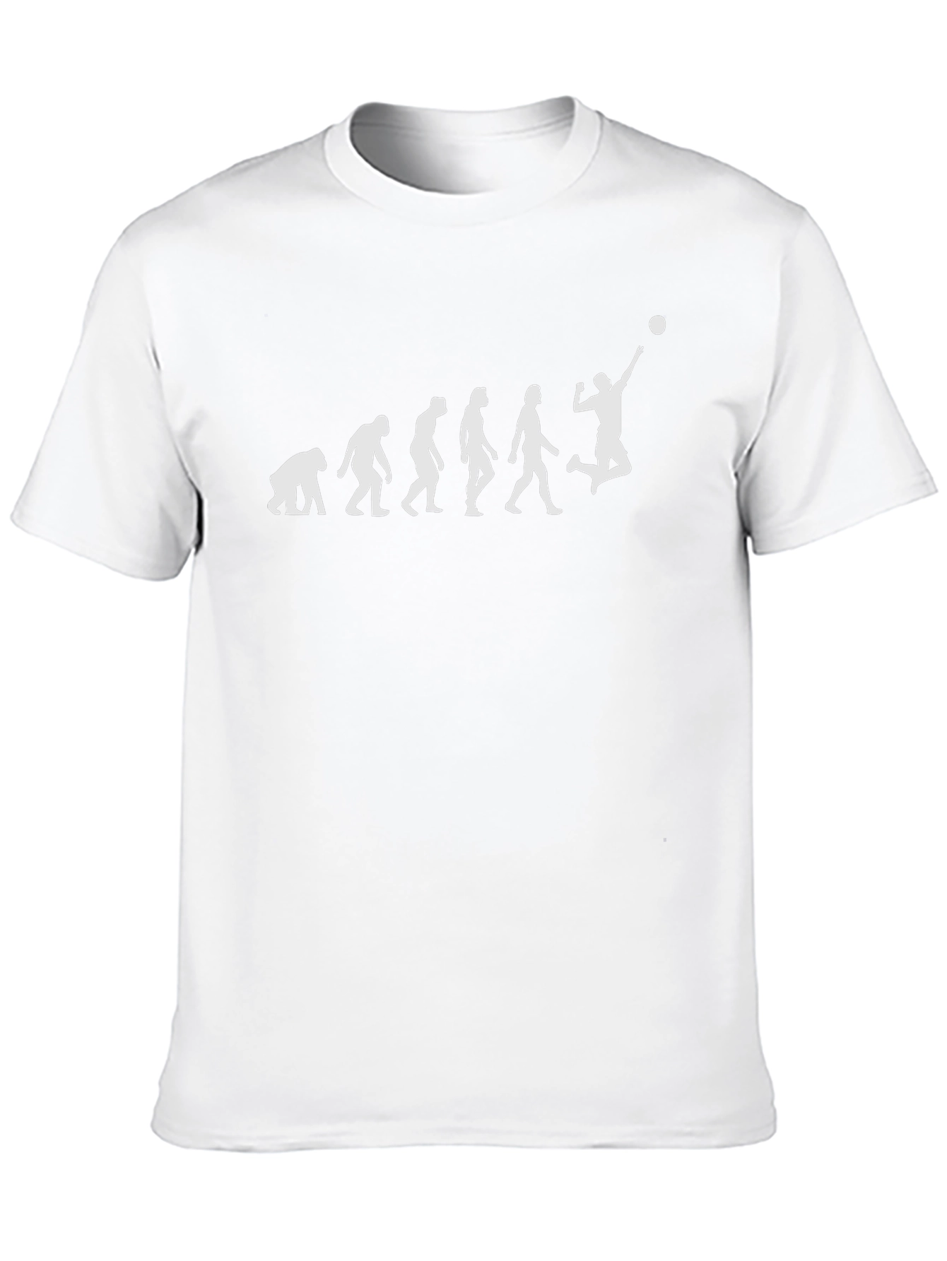 Evolution of Volleyball Player T-Shirt