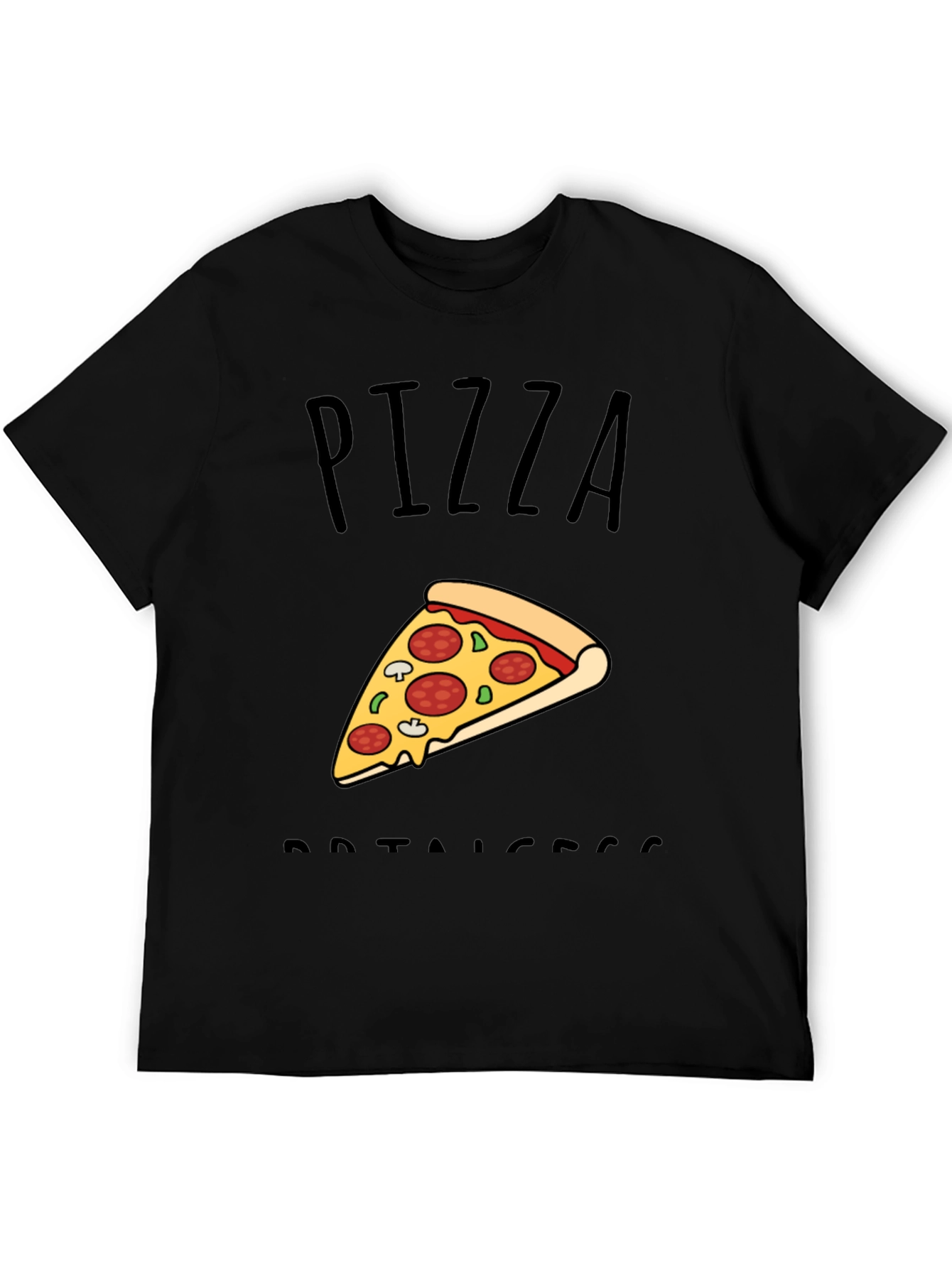 Pizza Protector Black T-Shirt - Foodie Tee