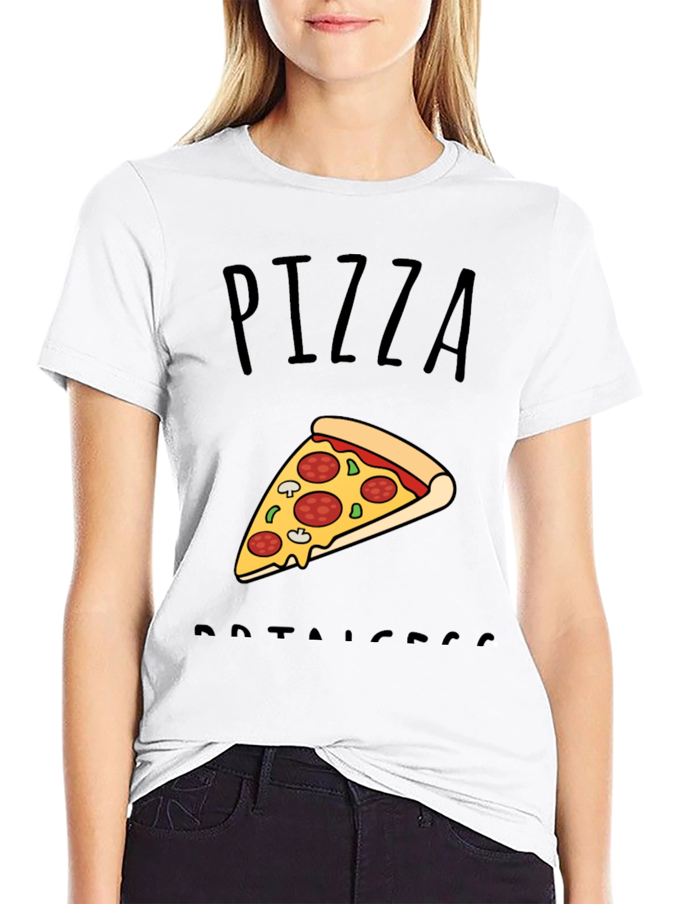 Pizza Protector Black T-Shirt - Foodie Tee