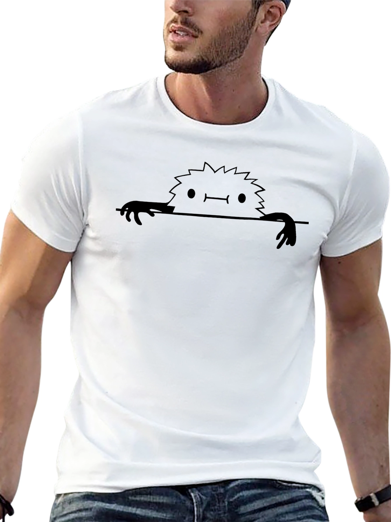 Peek-a-Boo Monster Graphic Tee