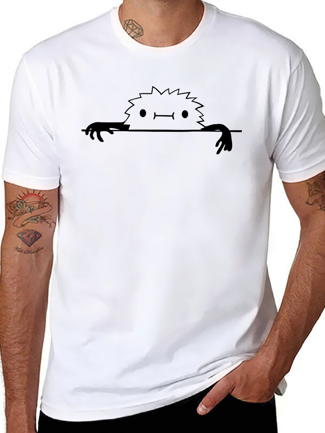 Peek-a-Boo Monster Graphic Tee