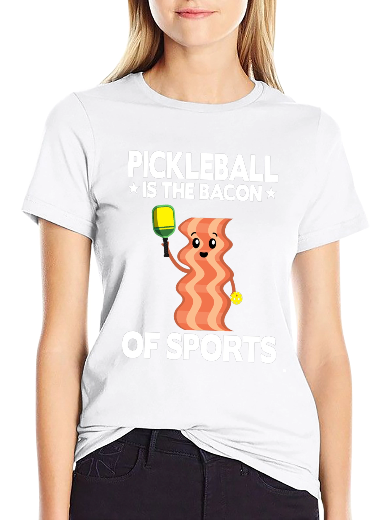 Pickleball Bacon of Sports Graphic Tee