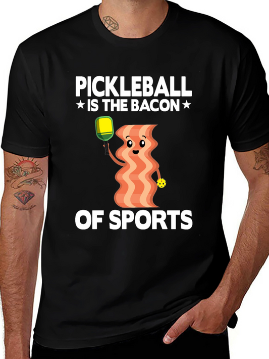 Pickleball Bacon of Sports Graphic Tee