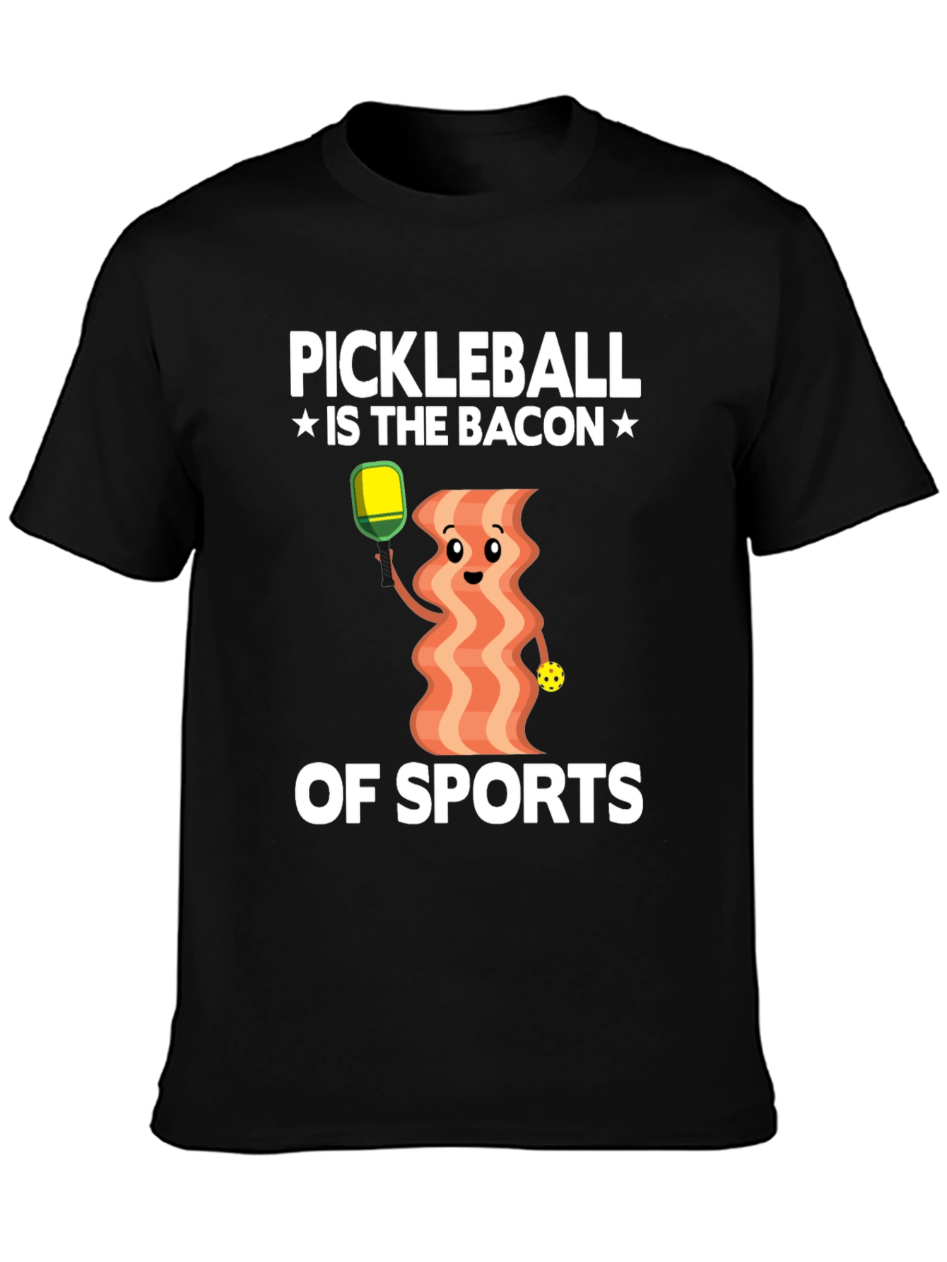 Pickleball Bacon of Sports Graphic Tee