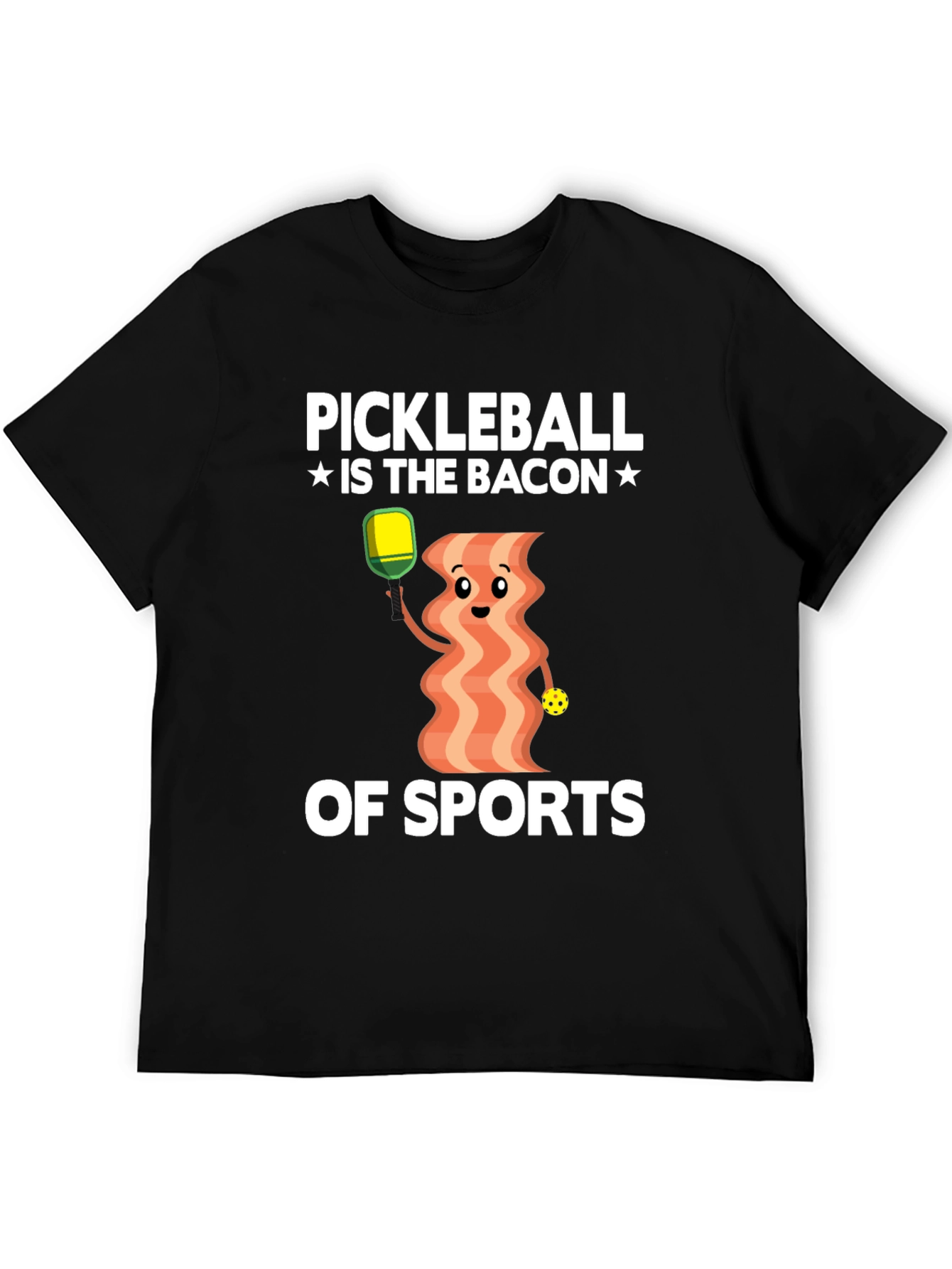 Pickleball Bacon of Sports Graphic Tee