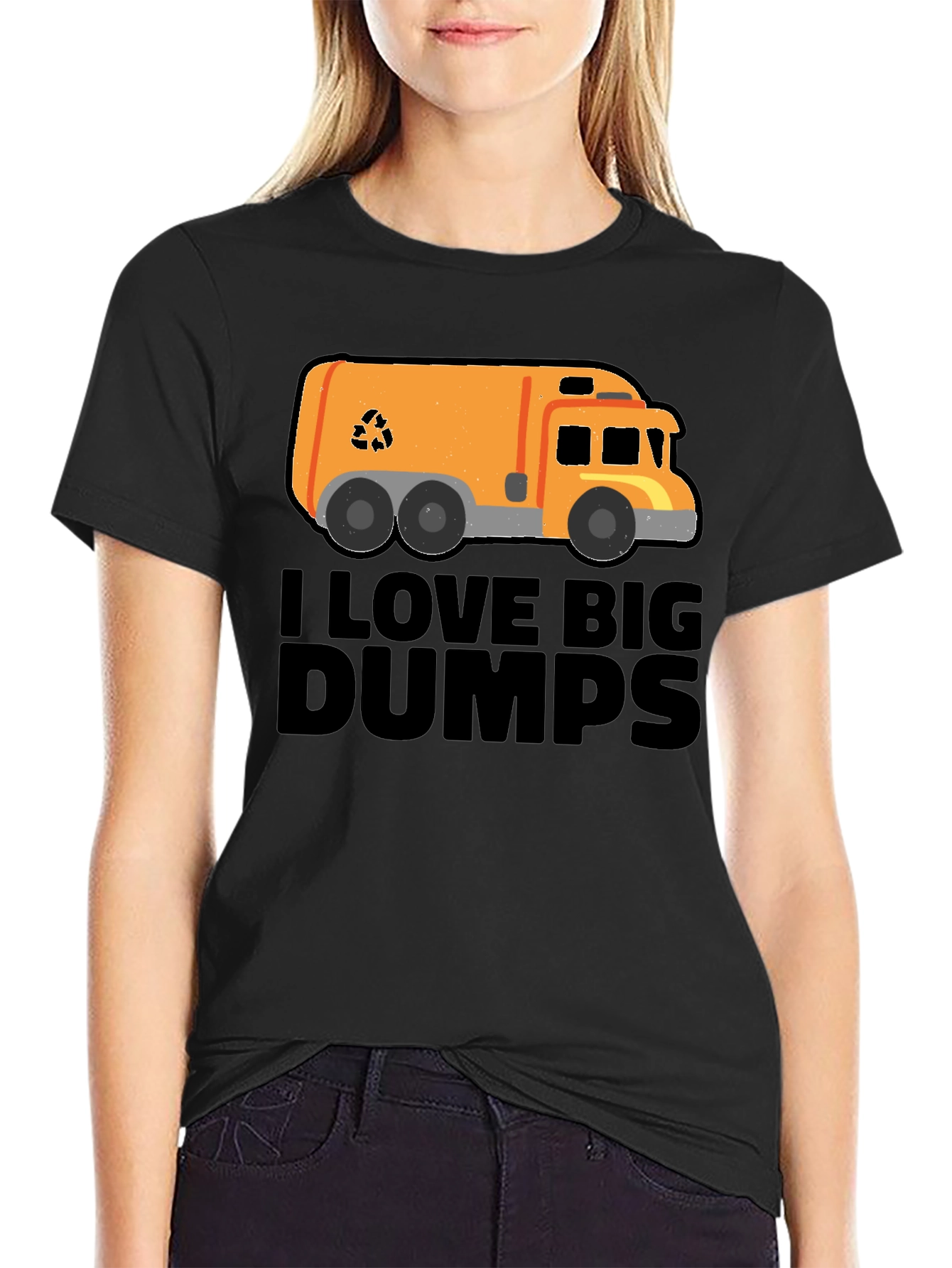 I Love Big Dumps T-Shirt - Garbage Truck Tee