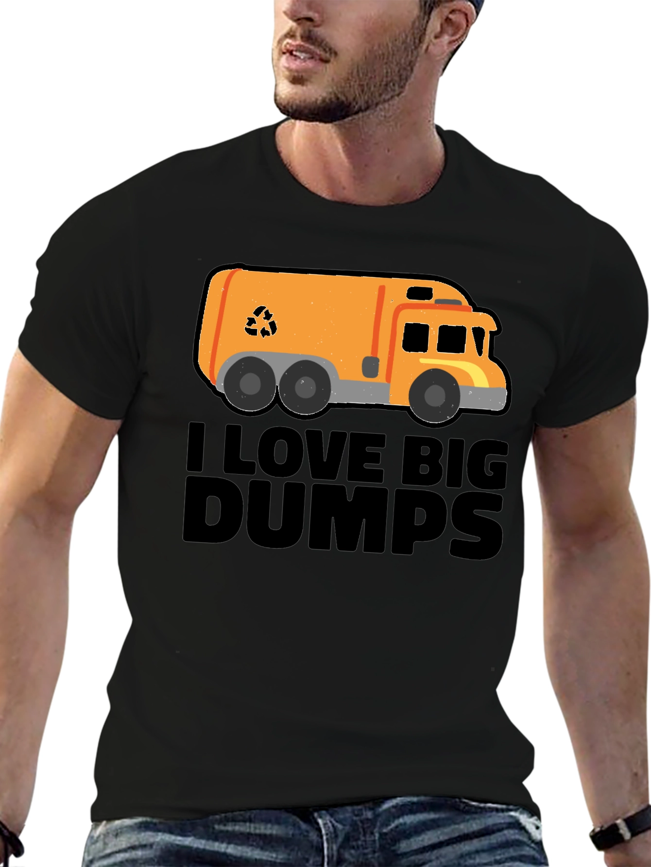 I Love Big Dumps T-Shirt - Garbage Truck Tee