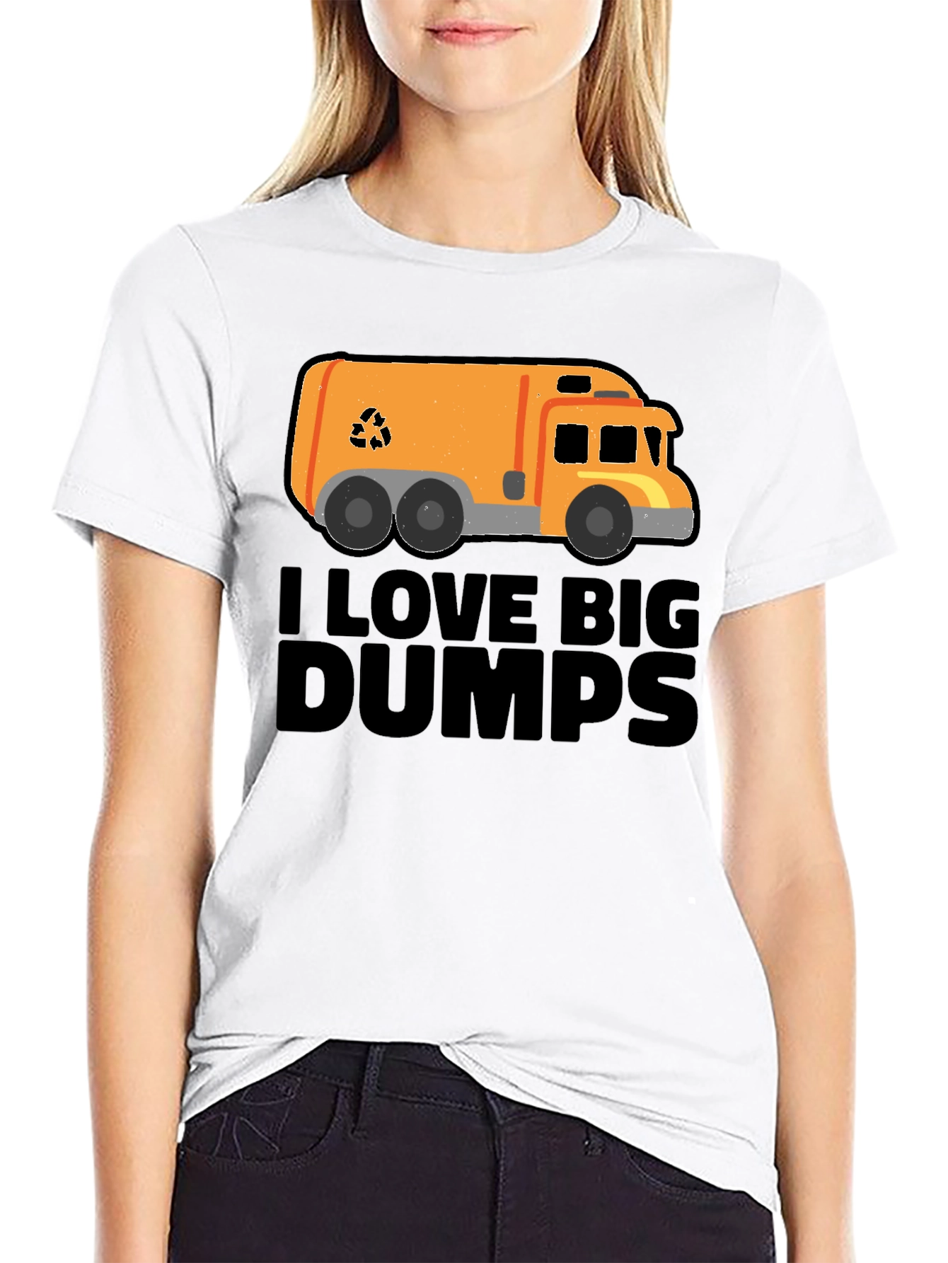 I Love Big Dumps T-Shirt - Garbage Truck Tee