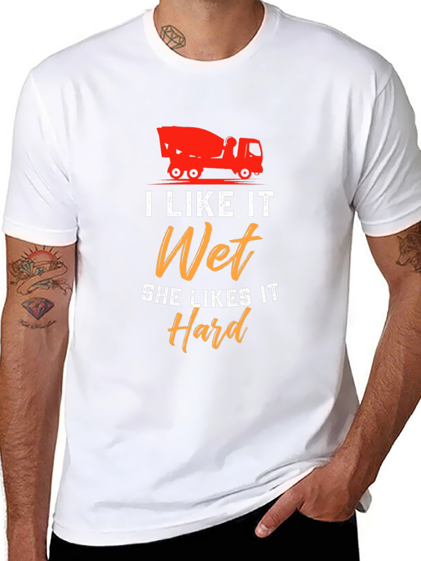 I Like It Wet She Likes It Hard T-Shirt