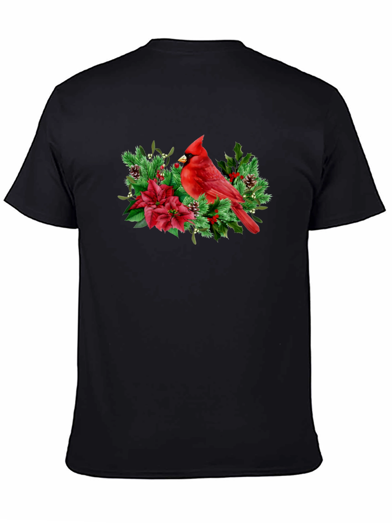 Cardinal Bird Christmas Graphic Tee