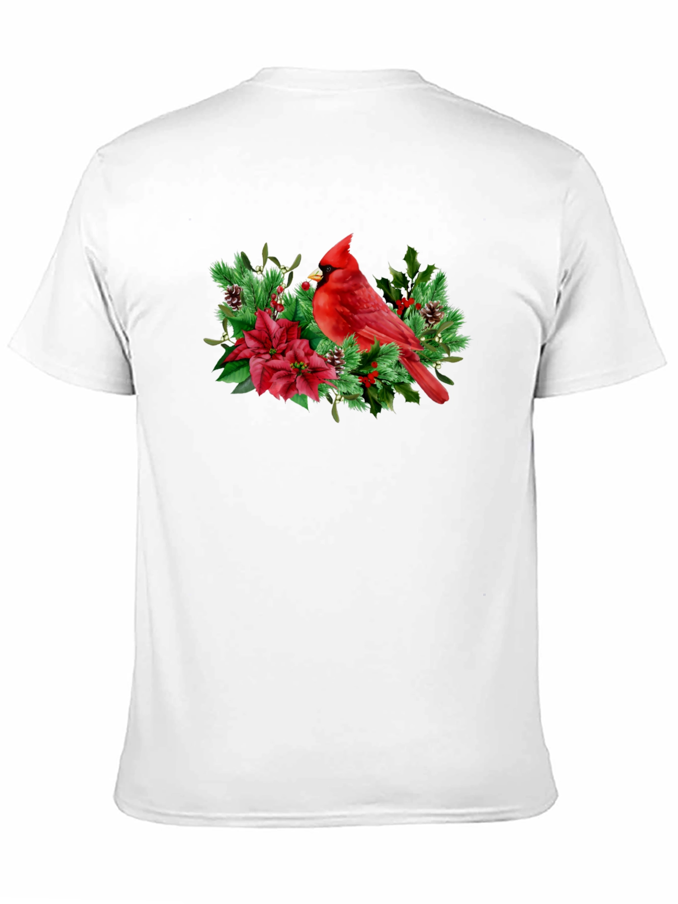 Cardinal Bird Christmas Graphic Tee